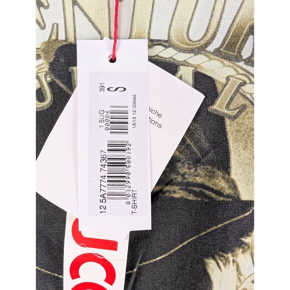 Fiorucci Shirt Womens Small Mint Green Adventurous Buffalo Long Sleeve Tee NWT - Picture 3 of 6